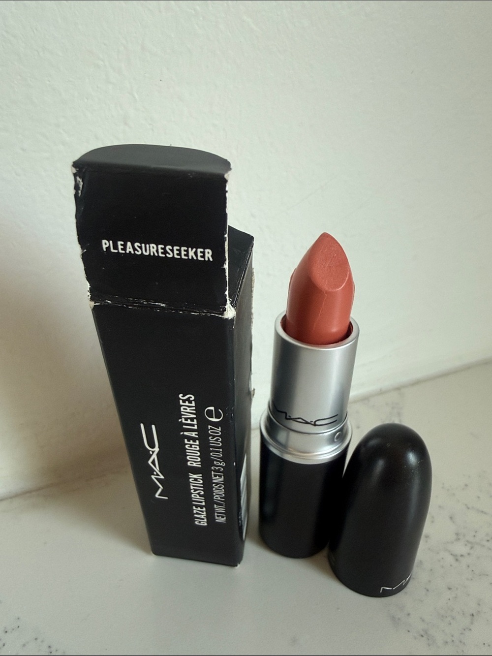 MAC Lipstick Shade Pleasureseeker Neo Sci-Fi collection Limited Edition NIB
